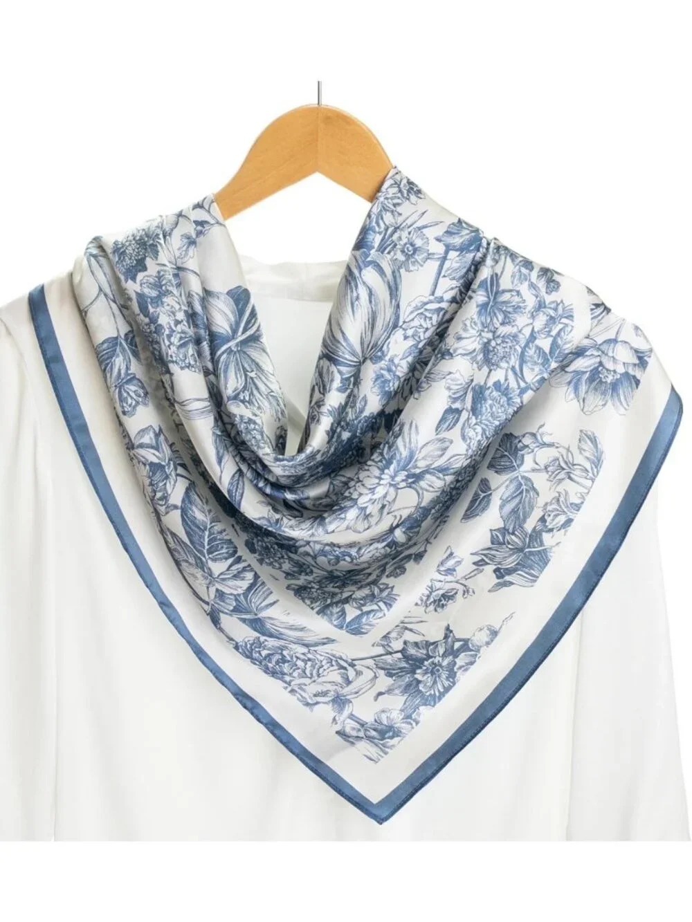 Luxurious 100% Mulberry Silk Scarf for Women, Large 35
